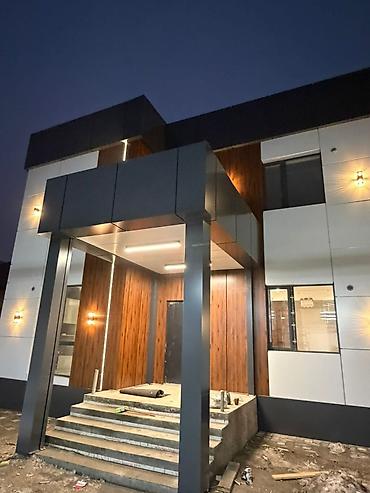 Алюминиевые композитные панели (Алюкобонд): Синий, Дерево, Новый, Установка, Гарантия, Бесплатный выезд — 22