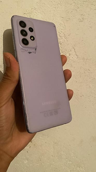 dik qiyməti: Samsung Galaxy A52, 128 GB, rəng - Bənövşəyi, Qırıq — 1