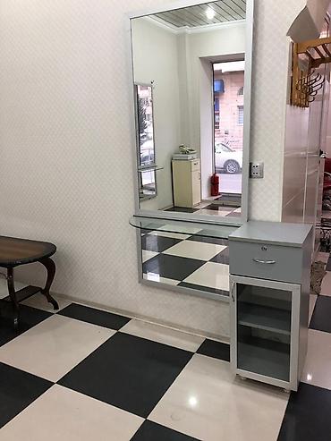 berber mebeli: Gözəllik salonu üçün mebel dəsti - Qırmızı salon kresloları – — 8