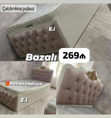 кровать трансформер: *Bazalı Çarpayı 269Azn💥* *Matras hədiyyə🎁* ✔️Rəng seçimi var Ölçü