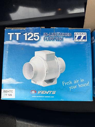 ventilyator su ile: Vents TT 125 – xətt üzrə qarışıq axınlı ventilyator Məhsul — 1