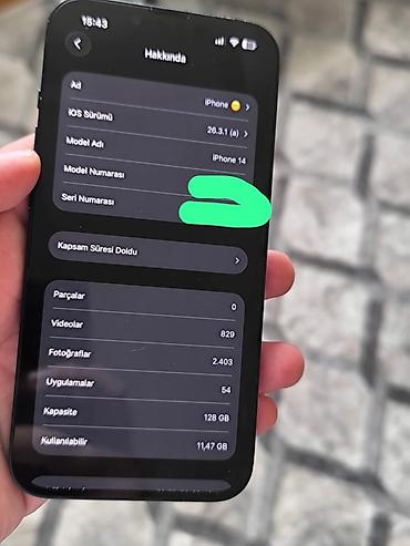 Apple iPhone: IPhone 14, 128 GB, Midnight, Face ID — 2