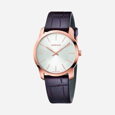 qizil kisi saatlari: Новый, Наручные часы, Calvin Klein, цвет - Золотой