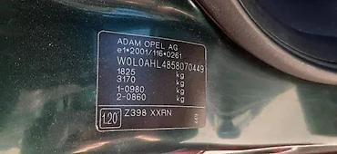 Kompletan auto u delovima: OPEL ASTRA H DELOVI BROJ BOJE Z398 | Opel polovni delovi Opel astra — 5