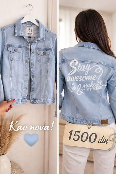 Kids' Clothes: Dečija/teen teksas jakna – brend Girl (Stay Awesome), veličina 170. - — 1