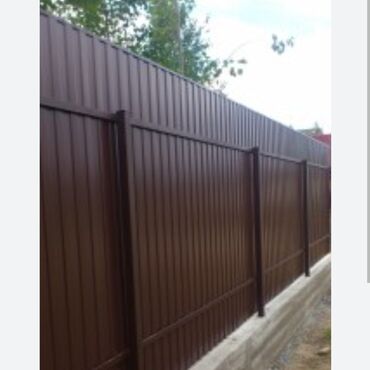 Металлические заборы: Металлический забор, Металлический сайдинг, Полимерный профнастил, Неоцинкованный профнастил, Двусторонний, Новый, Бесплатный выезд, Гарантия — 8