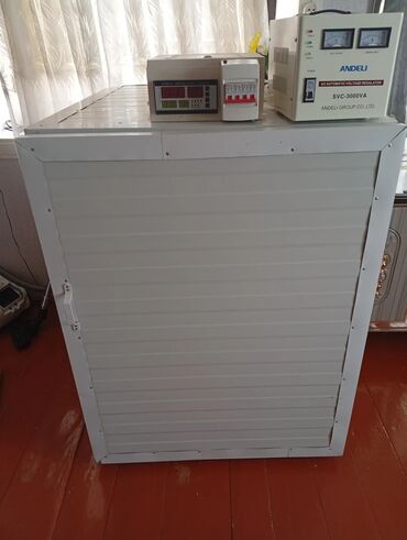 İnkubatorlar: Böyük həcmli avtomatik inkubator komplekti.tam işlək vəziyyətdədir.504 — 1