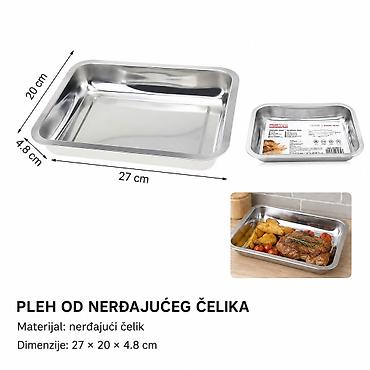 KMT Napredna duboka kvadratna ploča 2406974 Opis: - Duboka kvadratna