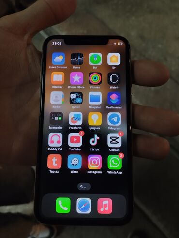 ipone 20: IPhone X, 64 GB, Gümüşü, Face ID