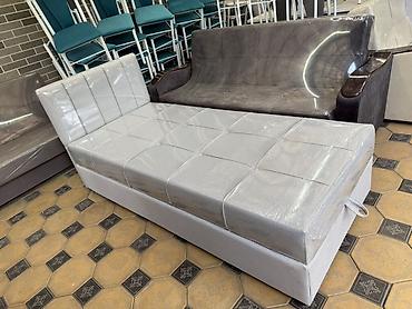 Односпальные кровати: Односпальная тахта с подъёмным коробом - Компактная тахта с вшитым — 33