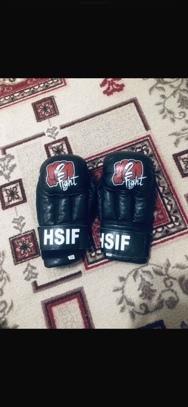 мма форма: Перчатки MMA/грепплинг HSIFоригинальные не ношанные чистое кожа пишите