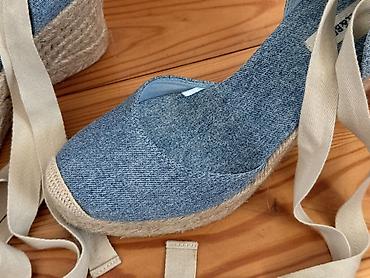 bağlı sandallar: Pull&Bear, Ölçü: 37, rəng - Mavi, Yeni — 5