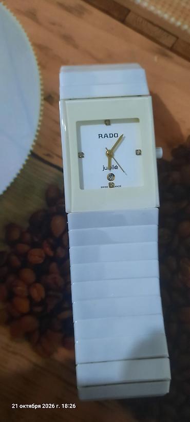 tsunami xl: Часы RADO Jubile (Swiss Made), белая керамика - Корпус и браслет из — 5