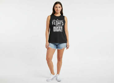sailor t shirty: Emery Rose, T-shirt damski, rozmiar L