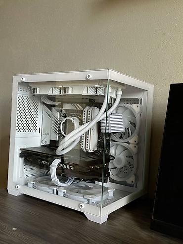 Masaüstü kompüterlər və iş stansiyaları: • CPU: AMD Ryzen 7 7800X3D • Motherboard: Gigabyte B650 AORUS ELITE — 1