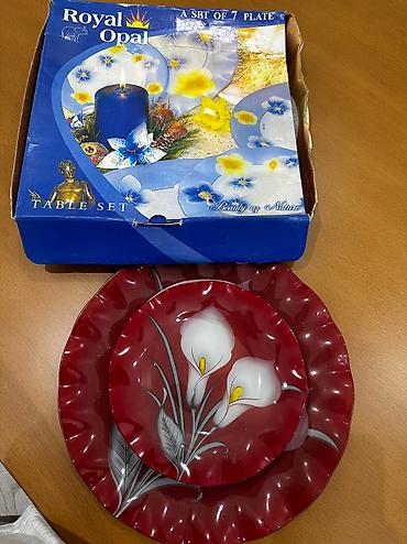 bosqab: Tort və şiriniyyat qabı, rəng - Qırmızı — 2