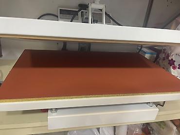 heat press: Sənaye tipli istilik pressi – düz səthli, qol ilə bağlanan model — 2