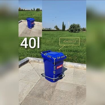 Tullantı qabları: Zibil qutusu 20 litr başqa lutraj və çeşidlər var 20 litrdən 1100 — 9