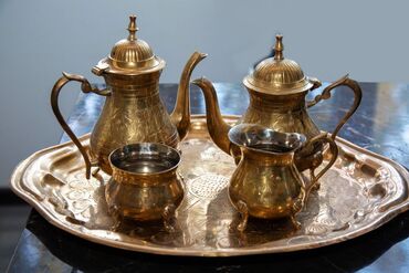 новогодняя посуда: Индийский чайный сервиз отличный