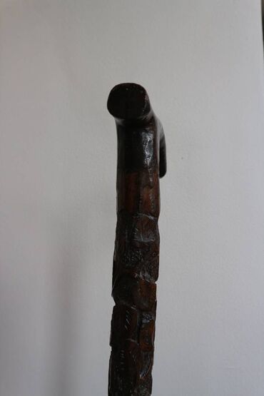 Ходунки, костыли, трости, роллаторы: Трость для опоры (палочка) резная, натуральное дерево крепкая — 7