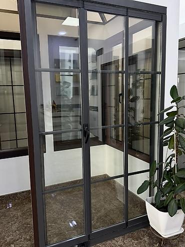 Раздвижные двери: Alüminium sürgülü qapı sistemləri - Ölçü : Hündürlük - 2.20 En - — 2