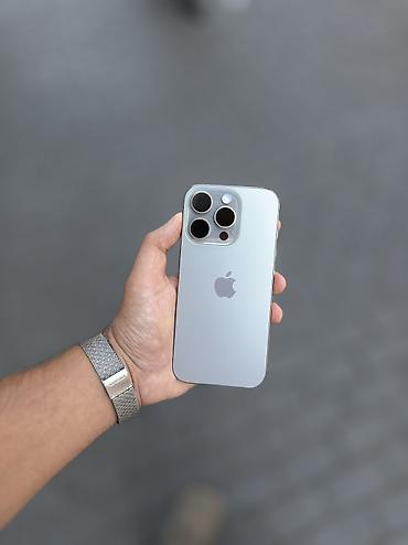 IPhone 16 Pro, 256 GB, Natural Titanium, Face ID, Zəmanət