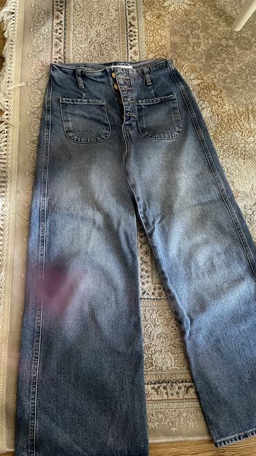 cinsi gucu artiran krem: Джинсы, Zara, XS (EU 34), цвет - Голубой
