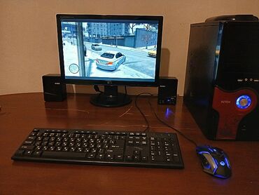 Kompüter ehtiyyat hissələri: Anaplata-gigabyte ga-h61m-s1 cpu-i̇ntel i̇7 2600 1hdd-500gb