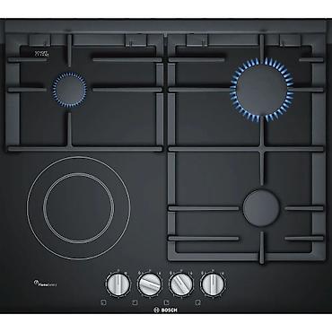 mini pec: Bosch PRY6A6B70Q Kombinləşdirilmiş Plitə – 4 Zona, Qaz + Elektrik — 1