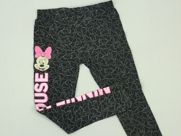 czarne klapki hm: Leggings for kids, Disney, 11 years, 146, condition - Very good