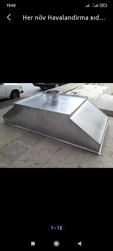 Havalandırma: Məhsul: Havalandırma üçün metal başlıqlar və mətbəx/istehsalat — 9