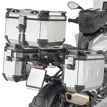 pepco rančevi: Aluminijumski set kofera za motocikl – bočni i gornji top case - — 1