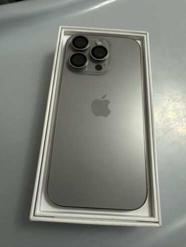 12 про цена бишкек бу: IPhone 16 Pro, Колдонулган, 256 ГБ, Natural Titanium, Кабель, 100 %