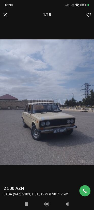 vaz 2107 pərdə: ВАЗ (ЛАДА) 2103 : 1.6 л | 1979 г