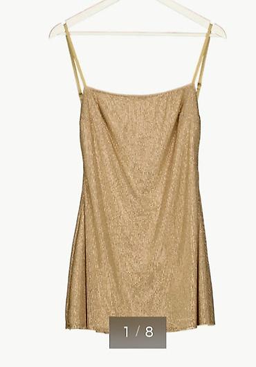 Haljine: H&M svečana haljina vel.44 Pazuh 50-60,duzina 85cm. - Model: slip — 1