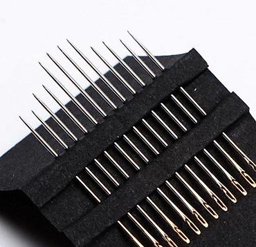 Igle za šivaće mašine: Samonitkujuće igle “One Second Needles” – set - Inovativna ušica sa — 12