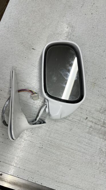 зеркало лада: Боковое левое Зеркало Nissan 2000 г., Б/у, цвет - Белый, Оригинал