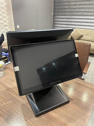 pul kasasi: OKUPOS iki ekranlı POS terminali - İki tərəfli quruluş: satıcı üçün — 1