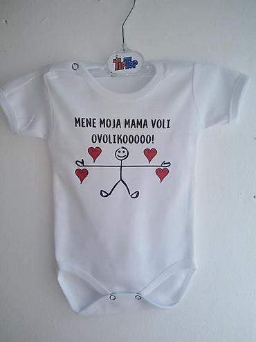 Bodiji i zeke za bebe: Mere 56-62 dvobroj do 3 meseci 68 do 5 meseci 74 do 9 meseci 80 do — 12