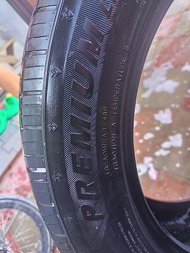 kondisaner mini: 235/55 R18 ölçüdə Premiun LS668 şinləri. Yan divarında görünən — 2