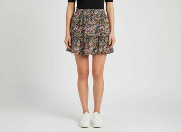 czarne spódniczka mini: Spódnica damska, rozmiar S