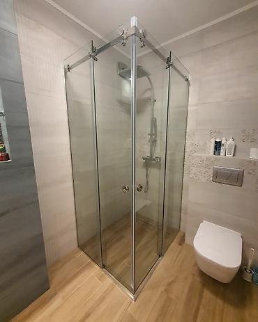 Душевые перегородки и ограждения: Душевые перегородки душевая перегородка Бишкек Душевые — 8