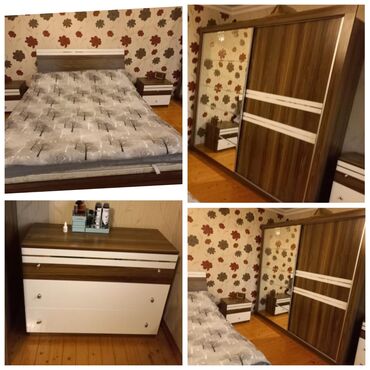 Çarpayılar: İkinəfərlik çarpayı, Dolab, 2 tumba, İşlənmiş