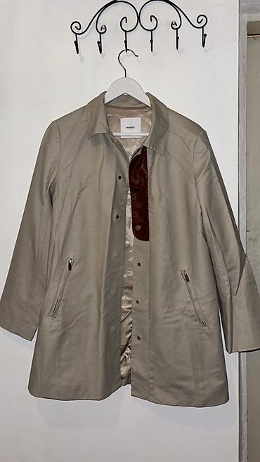 Верхняя одежда: Плащ Mango Suit, женский - Цвет: бежевый (нейтральный, универсальный — 1