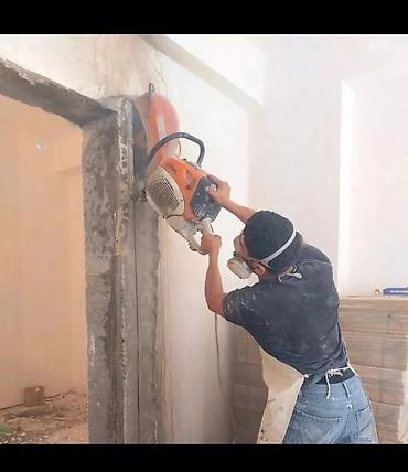 Beton işləri: Beton kesen beton kesimi karot beton kəsim beton kəsmə beton desen — 6