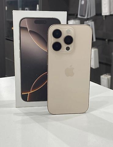 IPhone 16 Pro, 256 GB, White Titanium, Zəmanət, Simsiz şarj, Face ID