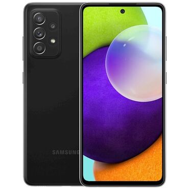 telefon a 52: Samsung Galaxy A52, 64 GB, rəng - Qara, Sensor, Barmaq izi, İki sim kartlı