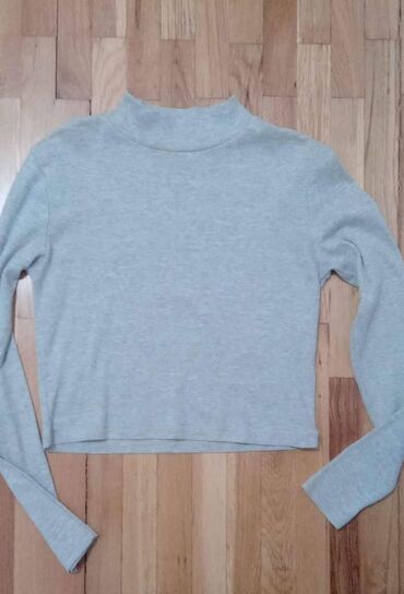 satenske spavacice: Crop top bluza, rebrasta, pamuk, S veličina
U odličnom stanju