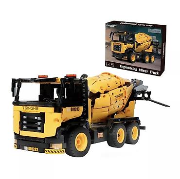 юный механик: Конструктор Onebot Engineering Mixer Truck (бетономешалка) - — 1