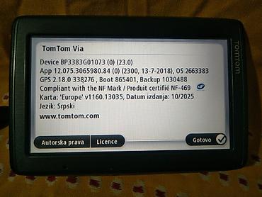 GPS za auto: Tom tom via model 4eq 50-nove mape cele evrope 5 inča ispravna i — 7